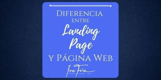 diferencia entre landing page y página web