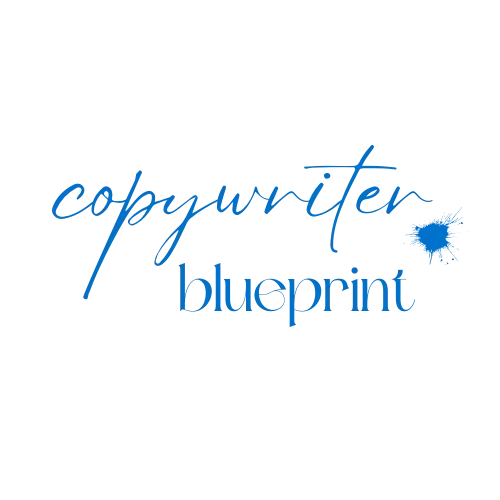 Copywriter Blueprint azul
